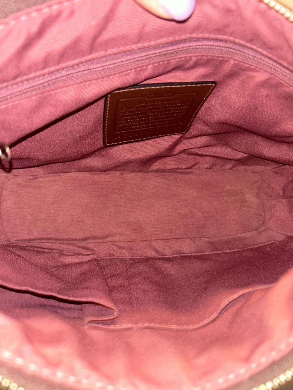 Classic Coach Brown SoHo Pebbled Leather Shoulder Bag - Picture 10 of 14
